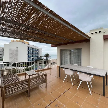 Beautiful Loft, Huge Sunny Terrace, View Over The And Sea Apartment Roses
